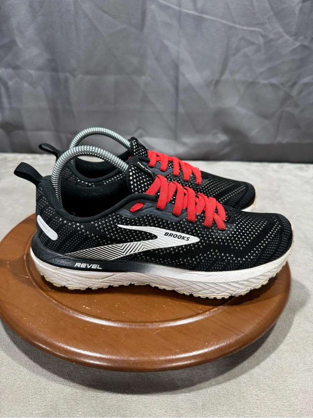 Brooks Revel Running Shoes with Red Laces